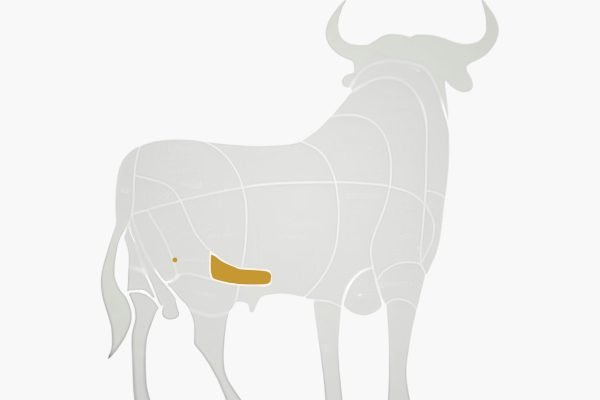 Corte de carne para preparar Arañita