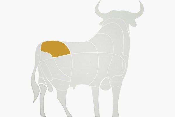 Corte de carne para preparar Picanha